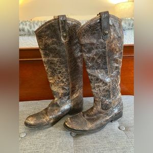 Tall, Distressed Frye Women’s Boot
